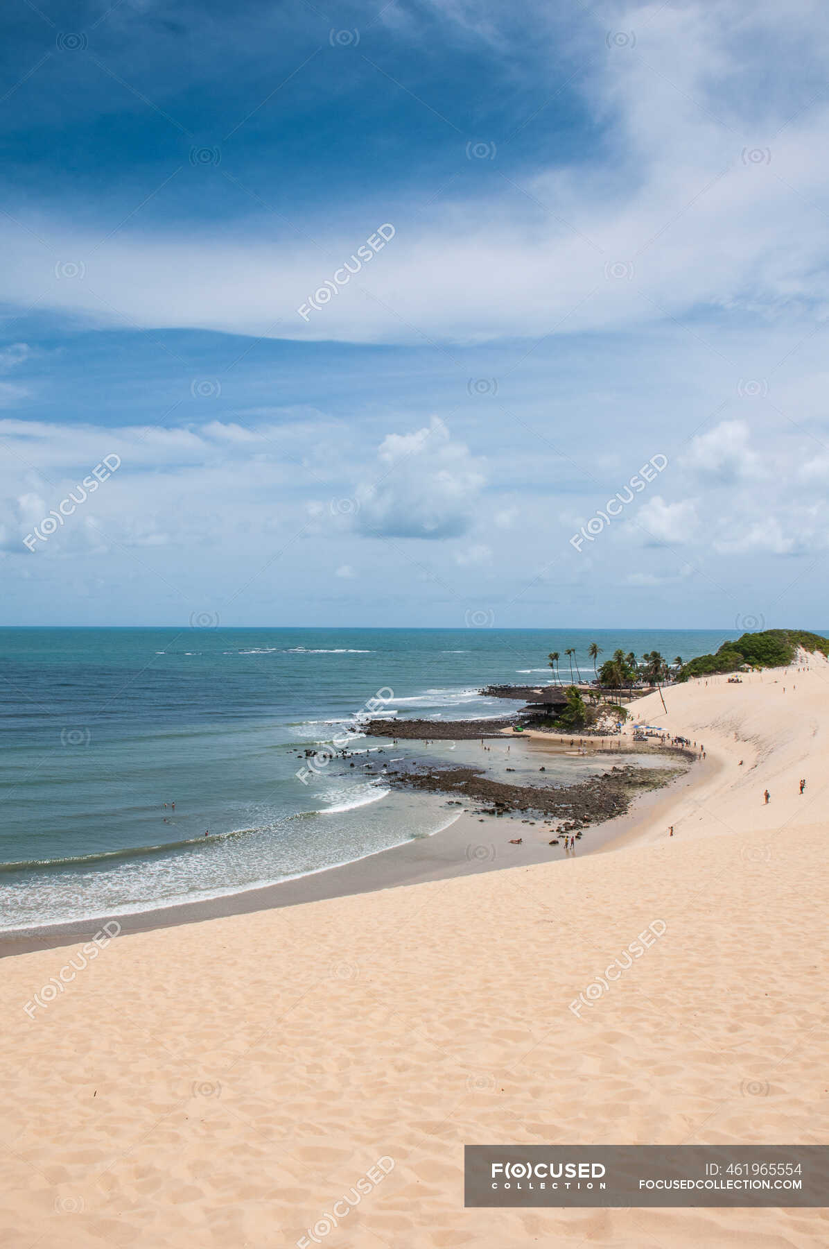 Famosas dunas de areia de Natal, Rio Grande do Norte, Brasil — duna de praia,  Ninguém - Stock Photo | #461965554