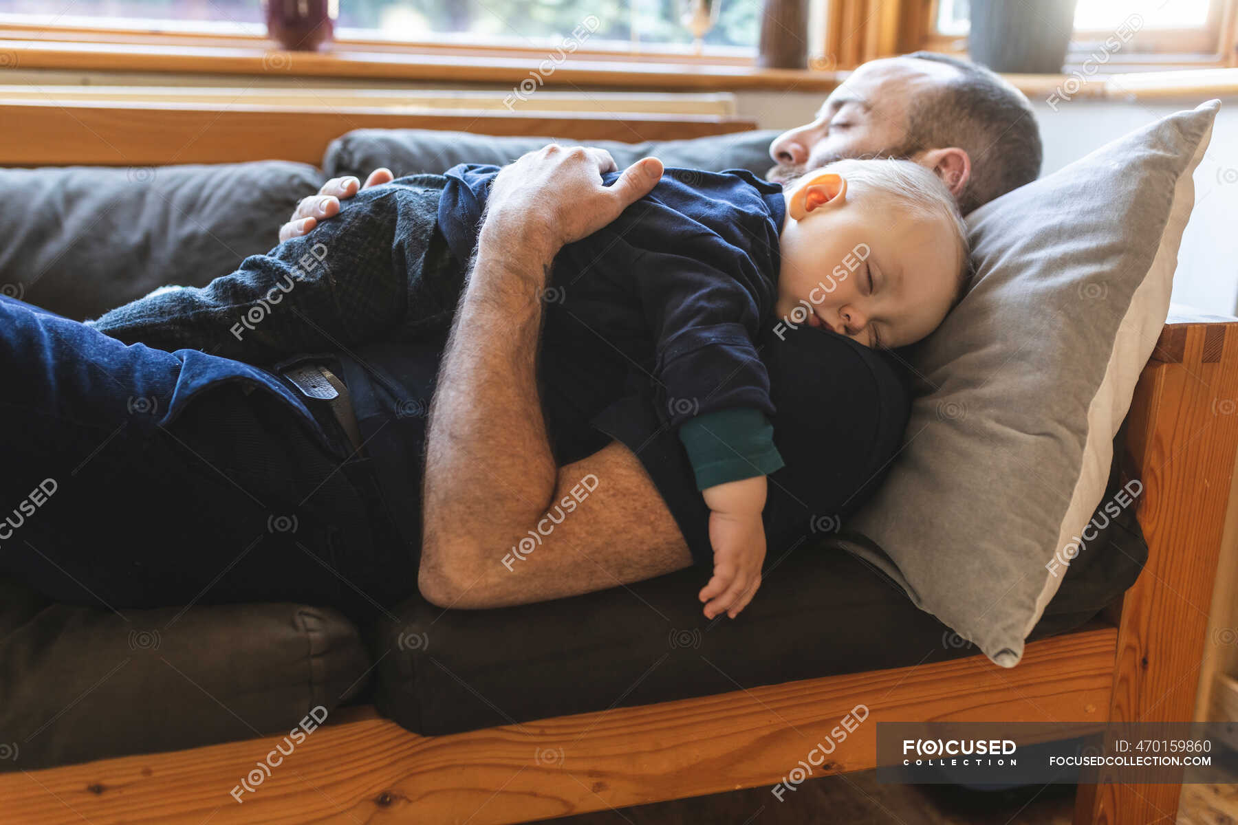 little boys sleeping together