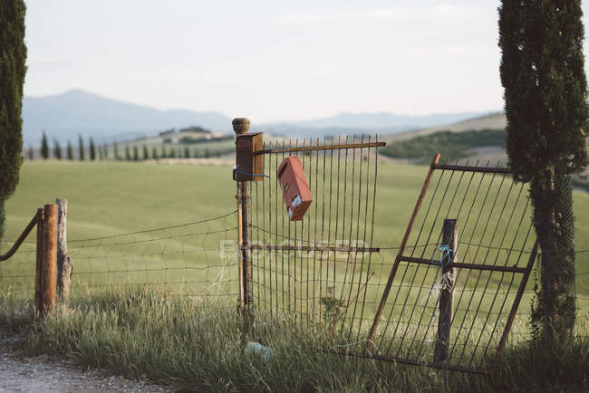Ancienne porte, Toscane — Photo de stock