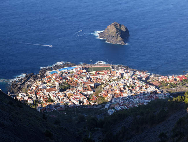 Village Garachico sur la côte — Photo de stock