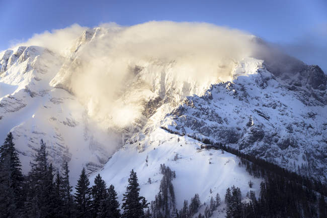 Catena montuosa, Alpi, bavaria superiore — Foto stock