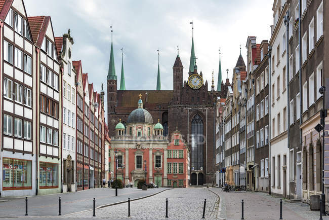 View of old city during daytime, gdansk, Poland — Stock Photo