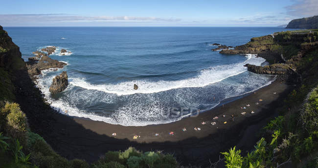 Playa Bollullo bei Puerto de la Cruz, Teneriffa, Kanarische Inseln, Spagna — Foto stock