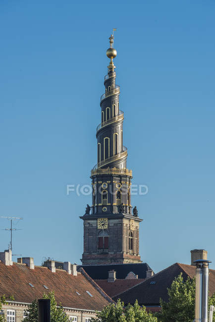 Danimarca, Copenaghen, vista alla Chiesa del nostro Salvatore — Foto stock