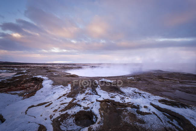 Stati Uniti d'America, Wyoming, Montana, Idaho, Parco Nazionale di Yellowstone, Hot Spting — Foto stock