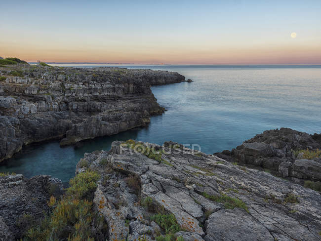 Sunrise at regional park Porto Selvaggio — Stock Photo