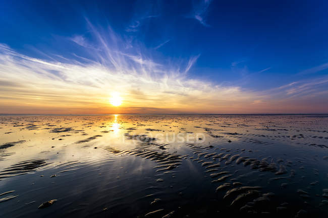 Gasford Bay al tramonto — Foto stock