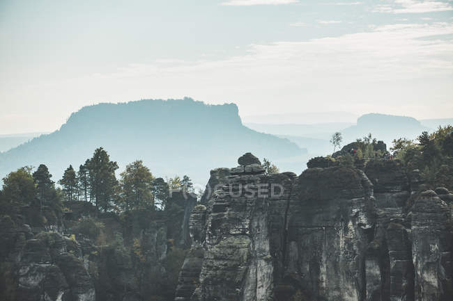Deutschland, Sächsische Schweiz, Elbsandsteingebirge — Stockfoto