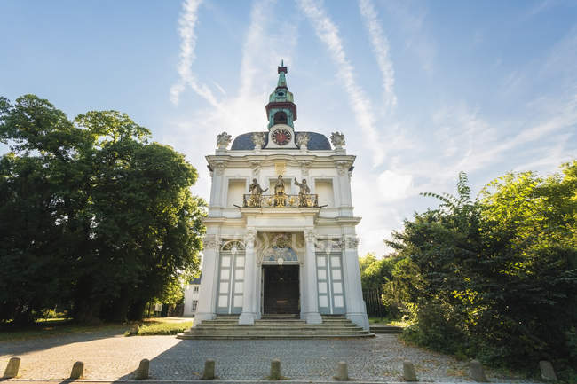 Germania, Bonn, Kreuzberg Veduta della Chiesa al sole — Foto stock
