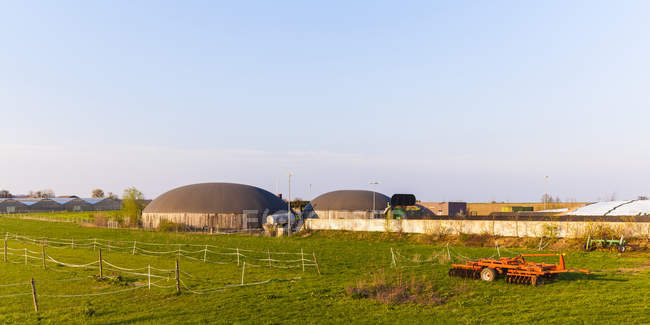 Germania, Fellbach, Impianto di biogas — Foto stock
