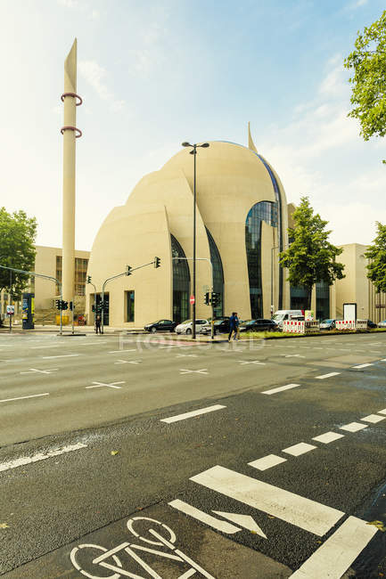 Allemagne, Cologne, Cologne Mosquée centrale — Photo de stock