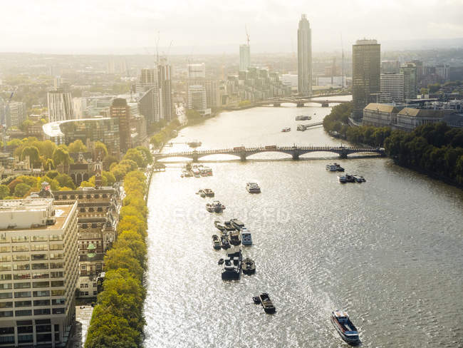 Gran Bretaña, Londres, Vista de la ciudad - foto de stock