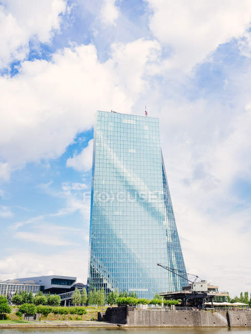 Germania, Francoforte, Banca centrale europea — Foto stock