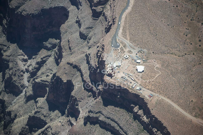 Estados Unidos, Arizona, Gran Cañón, West Rim, Vista aérea del mirador - foto de stock