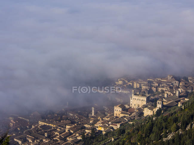 Італія Umbria, Gubbio, Palazzo dei Consoli — стокове фото