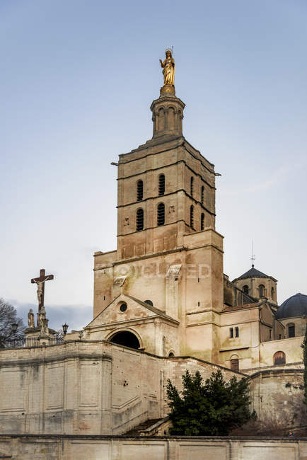 Francia, Avignone, Avignone Cattedrale vista edificio — Foto stock
