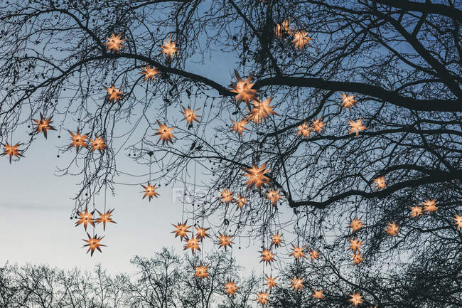 paper garland lights