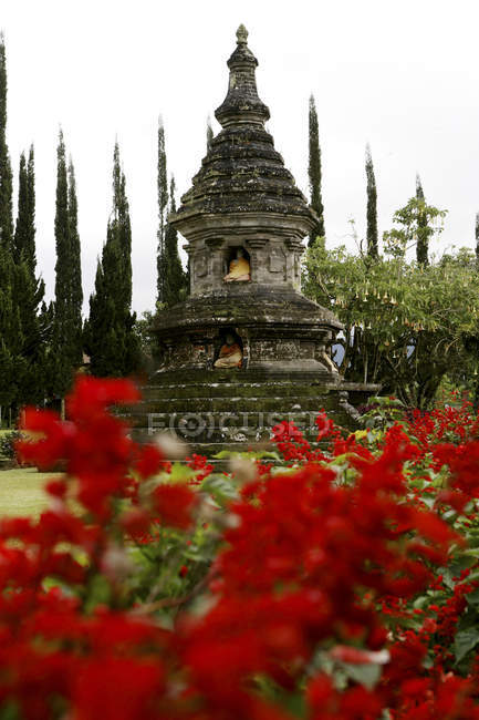 Indonesia, Bali, Lago di Bratan, Tempio di Pura Ulun Danu — Foto stock