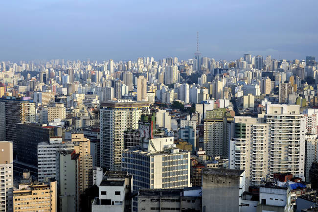 Brazil, Sao Paulo, City district, Republica. cityview — Stock Photo