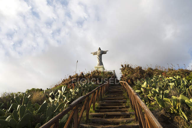 Portugal, Madeira, Estátua Cristo Rei durante o dia — Fotografia de Stock
