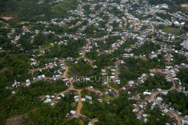 Colombie, Quibdo, vue aérienne — Photo de stock