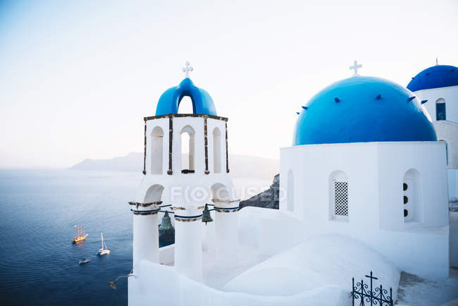 Grécia, Santorini, Oia, Igreja Ortodoxa Grega — Fotografia de Stock