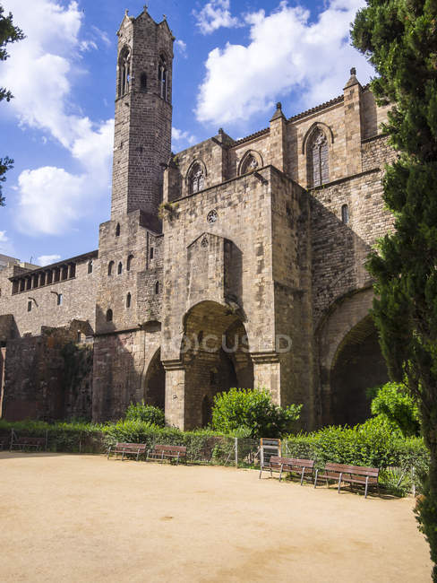 Іспанія, Барселона, собору Святої крос і Сент-Еулалія — стокове фото