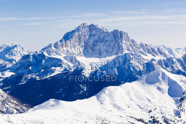 итальянские альпы зимой