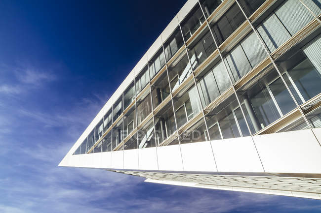 Exterior view of details of office building Dockland at Hamburg, Germany — Stock Photo