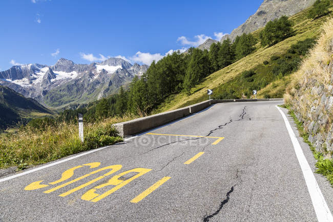 Italia, Alto Adige, Val Passiria, Passo Timmelsjoch — Foto stock