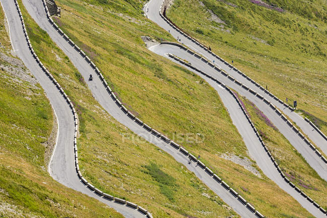 Italien, Südtirol, Vinschgau, Passo desso stelvio, Pass — Stockfoto