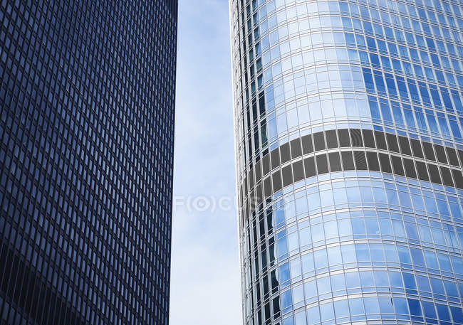 États-Unis, Illinois, Chicago, Langham Hotel, Trump Tower, vue partielle — Photo de stock