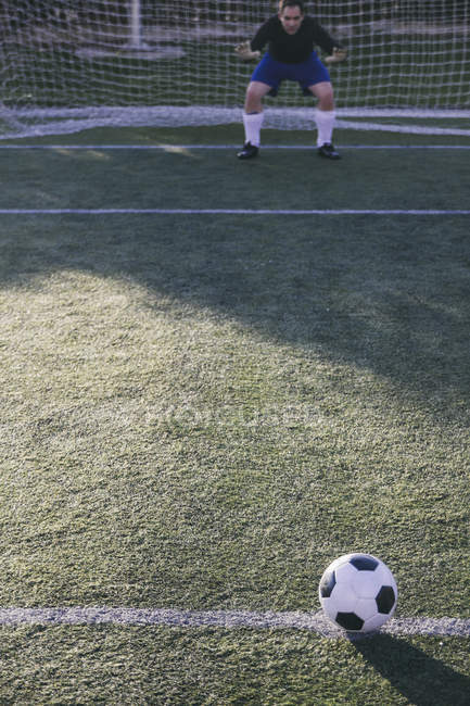 Porteria futbol fondo fotos de stock, imágenes de Porteria futbol fondo sin  royalties