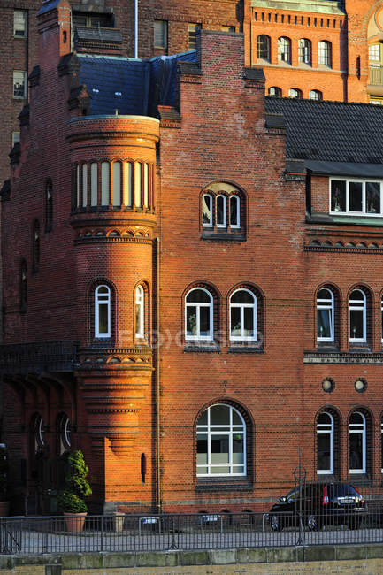 Germany, Hamburg, Speicherstadt, brick building during daytime — Stock Photo