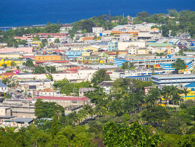 Caraibi, Giamaica, Veduta di Ocho Rios durante il giorno — Foto stock