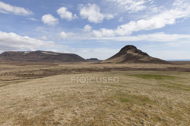 Islandia, reserva natural Reykjanes durante el día - foto de stock
