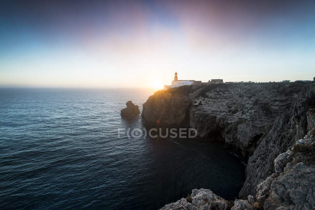 Cabo de São Vicente ao pôr-do-sol — Fotografia de Stock