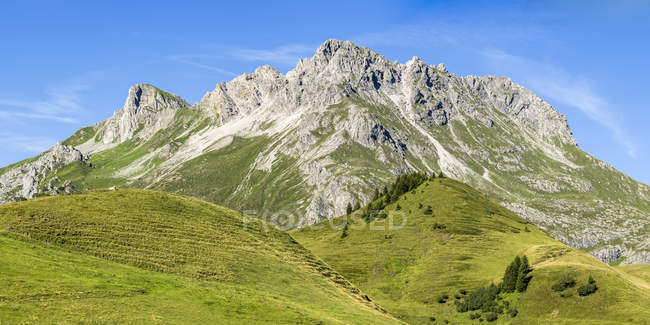 Austria, Vorarlberg, Alpi Lechtal, Karhorn, Gaisbuehelalpe — Foto stock