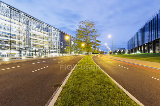 Luxembourg, Luxembourg City, building of the European Investment Bank and European Court of Justice — Stock Photo