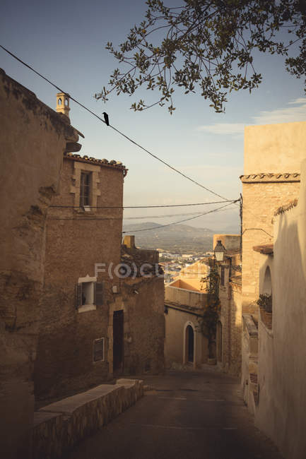 Espagne, Baleares, Majorque, Capdepera, vue sur la vieille ville — Photo de stock