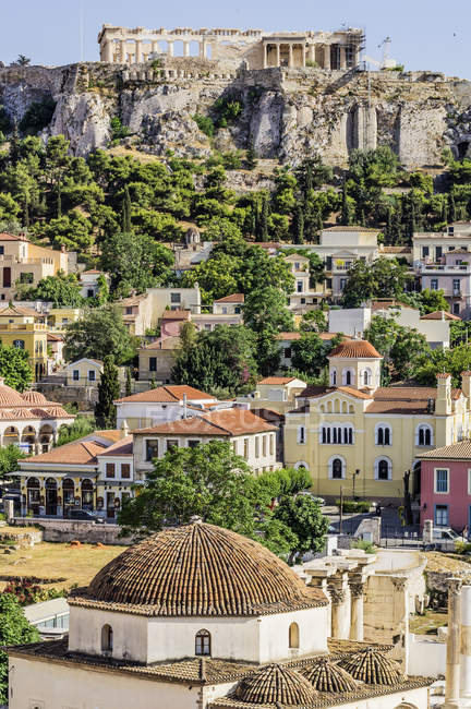 Grecia, Atene, Veduta dell'Acropoli durante il giorno — Foto stock