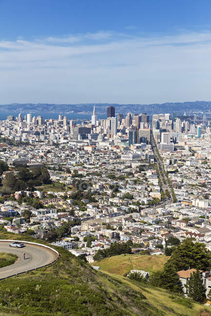 USA, California, San Francisco Cityscape con Market Street — Foto stock