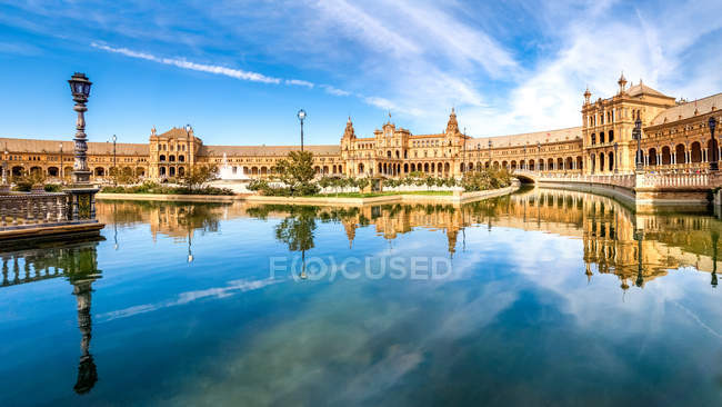 Espagne, Andalousie, Province de Séville, Malaga, Plaza de Espana — Photo de stock