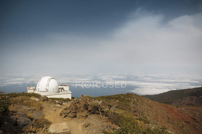 Spanien, Kanarische Inseln, La Palma, Sternwarte auf dem Roque de las Muchachos — Stockfoto
