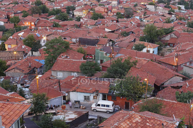 Turkey, Ankara, View of the city, Gecekondu dwelling — Stock Photo