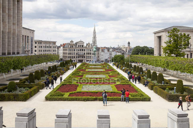 Belgium, Brussels, Mont des arts, Place de l'Albertine  during daytime — Stock Photo