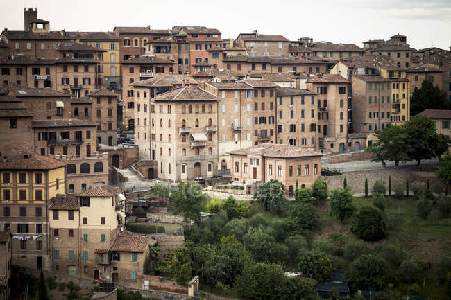 Itália, Toscana, Siena, vista para a cidade durante o dia — Fotografia de Stock