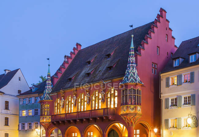 Deutschland, Baden-Württemberg, Freiburg, Altstadt, Münsterplatz, historisches Kaufhaus , — Stockfoto