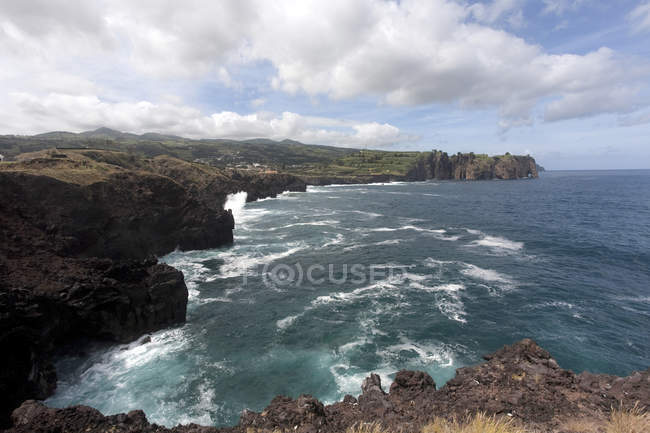 Portogallo, Azzorre, Sao Miguel, Morro das Capelas, litorale — Foto stock