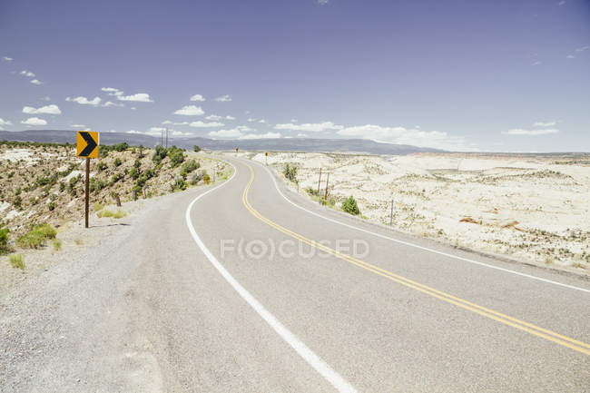 USA, Utah, strada vuota durante il giorno — Foto stock